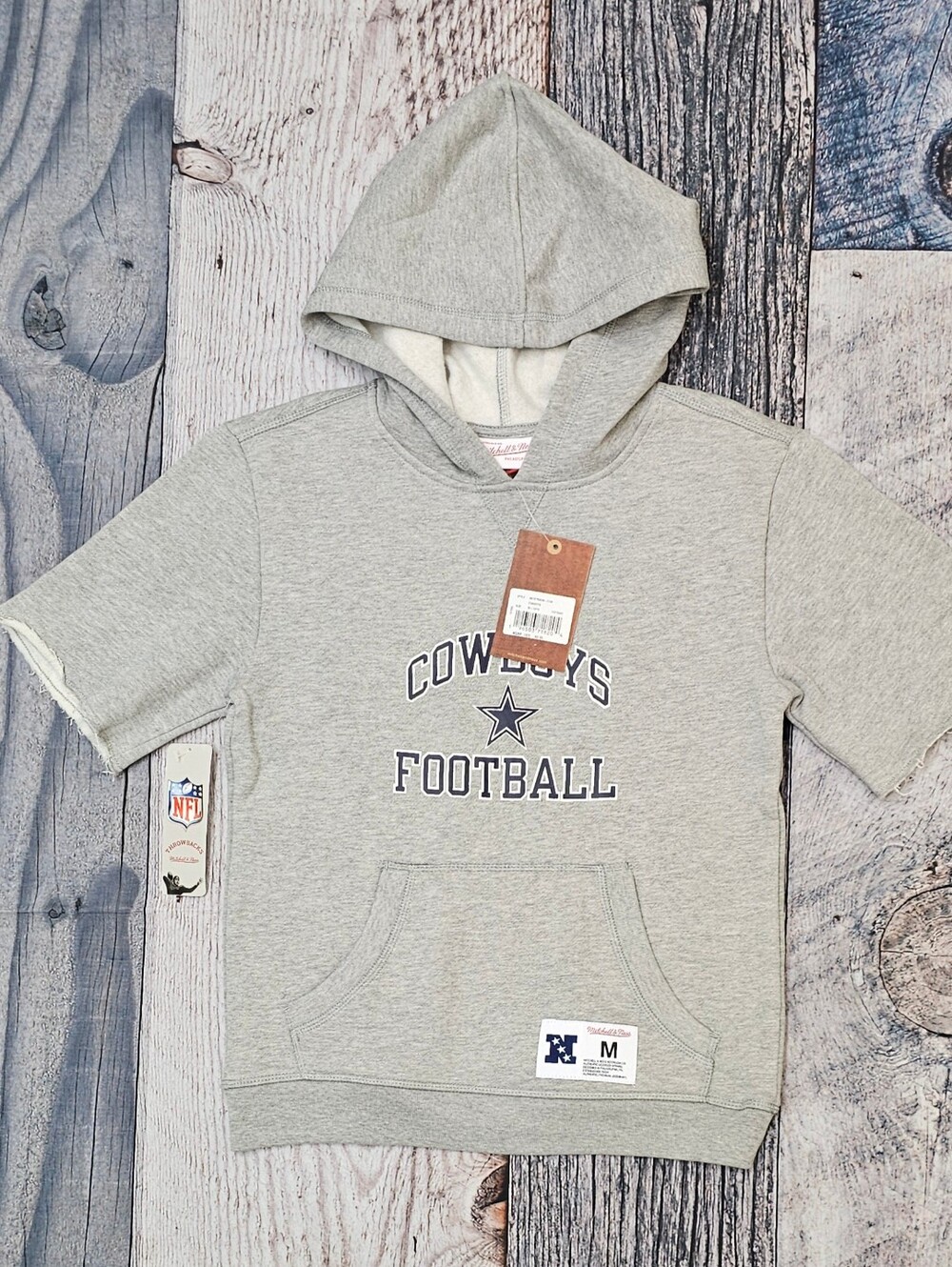 Mitchell & Ness NFL Dallas Cowboys Authentic Throwback Hoodie Boys Medium NWT